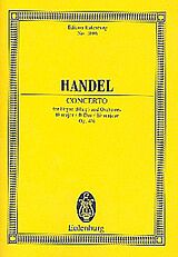 Georg Friedrich Händel Notenblätter Konzert B-Dur op.4,6 für