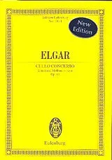 Edward Elgar Notenblätter Konzert e-moll op.85