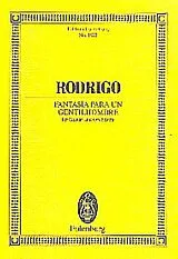 Joaquin Rodrigo Notenblätter Fantasia para un gentilhombre