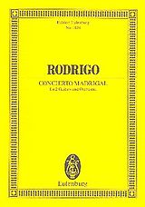 Joaquin Rodrigo Notenblätter Concierto madrigal
