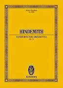 Paul Hindemith Notenblätter Concerto for orchestra op.38