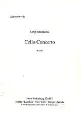 Luigi Boccherini Notenblätter Konzert B-Dur