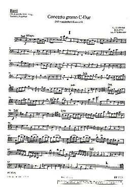 Georg Friedrich Händel Notenblätter Concerto grosso C-Dur