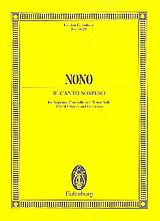Luigi Nono Notenblätter Il canto sospeso for soloists
