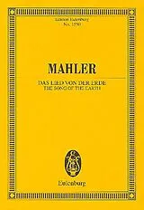 Gustav Mahler Notenblätter Das Lied von der Erde