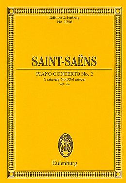 Camille Saint-Saëns Notenblätter Konzert g-Moll Nr.2 op.22