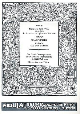 Johann Sebastian Bach Notenblätter Menuett und Trio (Bach) und Prélude