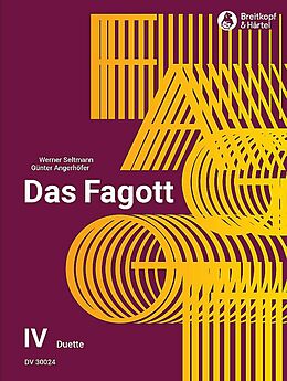  Notenblätter Das Fagott Band 4Duette