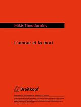 Mikis Theodorakis Notenblätter Lamour et la mort