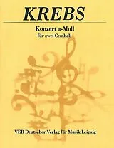 Johann Ludwig Krebs Notenblätter Konzert a-Moll