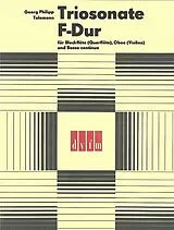 Georg Philipp Telemann Notenblätter Triosonate F-Dur