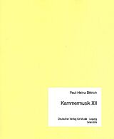  Notenblätter Kammermusik XII