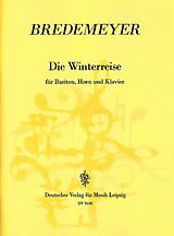 Reiner Bredemeyer Notenblätter Winterreise