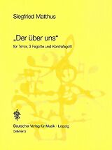 Siegfried Matthus Notenblätter Der über uns (1994)