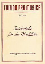  Notenblätter Spielstücke für die Blockflöte