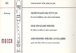  Notenblätter Altenglische Stücke für