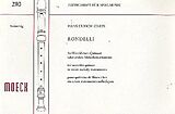 Hans Ulrich Staeps Notenblätter Rondelli für 5 Blockflöten