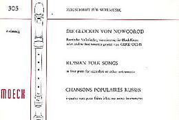  Notenblätter Die Glocken von Nowgorod Russische Volkslieder