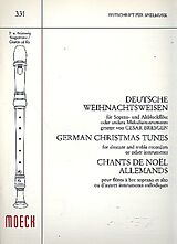  Notenblätter Deutsche Weihnachtsweisen für