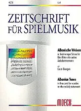 Cesar Bresgen Notenblätter Albanische Weisen