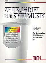 Cesar Bresgen Notenblätter Musica matutina für
