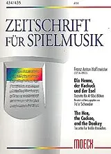 Franz Anton Hoffmeister Notenblätter Die Henne, der Kuckuck und der Esel
