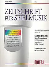 Michel Richard de Lalande Notenblätter Leichte Tanzsätze