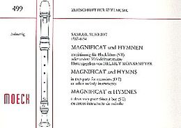 Samuel Scheidt Notenblätter Magnificat und Hymnen