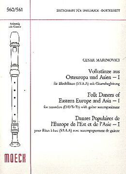 Cesar Marinovici Notenblätter Volkstänze aus Osteuropa und Asien