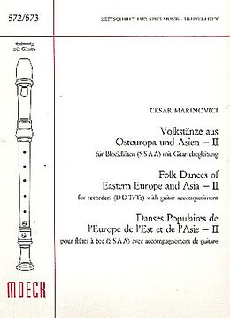 Cesar Marinovici Notenblätter Volkstänze aus Osteuropa und Asien