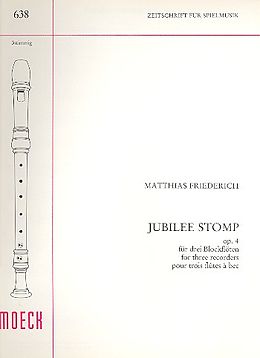 Matthias Friederich Notenblätter Jubilee Stomp op.4