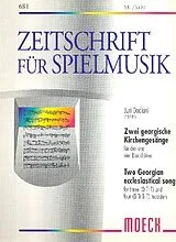 Juri Dadiani Notenblätter 2 georgische Kirchengesänge