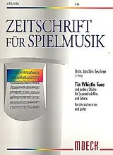 Hans Joachim Teschner Notenblätter Tin Whistle Tune und andere Stücke