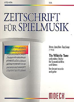 Hans Joachim Teschner Notenblätter Tin Whistle Tune und andere Stücke