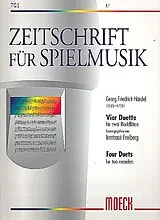Georg Friedrich Händel Notenblätter 4 Duette