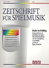 Notenblätter Lieder im Frühling