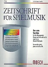  Notenblätter Der rote Sarafan für 4 Blockflöten