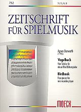 Agnes Dorwarth Notenblätter Vogelbuch