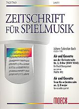Johann Sebastian Bach Notenblätter Air und Gavotte aus BWV1068