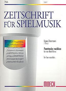 Egon Ziesmann Notenblätter Fantasia rockica für