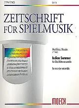 Matthias Maute Notenblätter Indian Summer