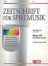 Max Baumann Notenblätter Duo op.116
