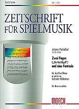 Johann Pachelbel Notenblätter 2 Fugen und eine Fantasia