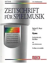 Raphael Benjamin Meyer Notenblätter Hymne