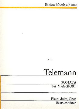 Georg Philipp Telemann Notenblätter Sonate F-Dur