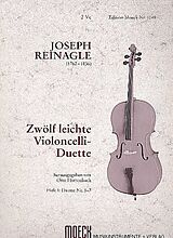 Joseph Reinagle Notenblätter 12 leichte Duette Band 1 (Nr.1-7)