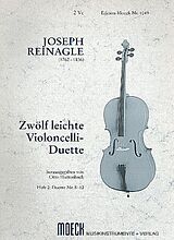 Joseph Reinagle Notenblätter 12 leichte Duette Band 2 (Nr.8-12)