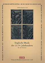  Notenblätter Englische Musik des 13./14. Jahrhunderts