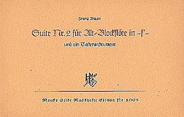 Franz Bauer Notenblätter Suite Nr.2