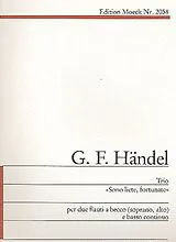 Georg Friedrich Händel Notenblätter Trio für 2 Blockflöten (SA)
